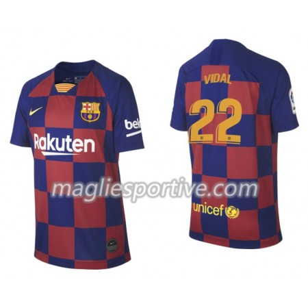 Completo Calcio Barcellona Arturo Vidal 22 Divisa Prima 2019/2020 